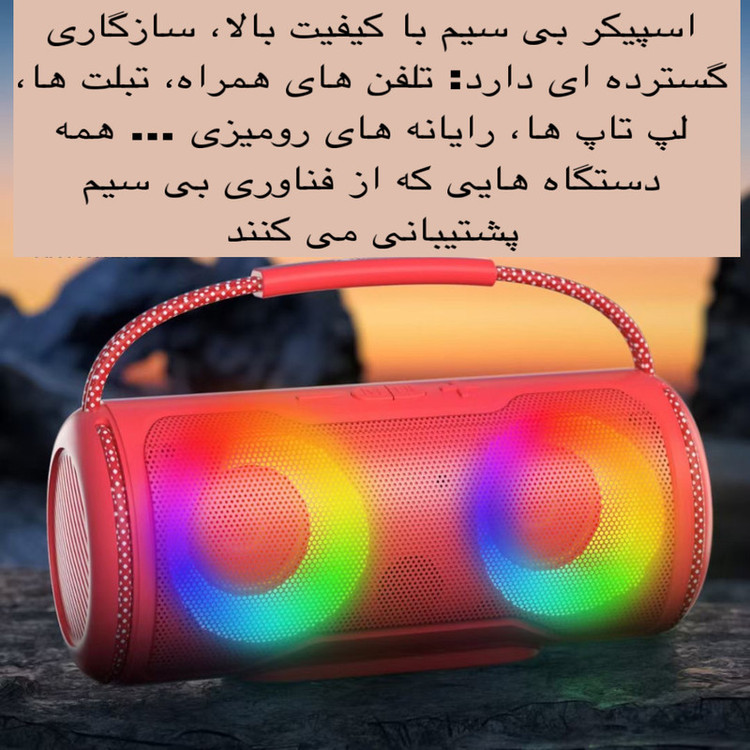 اسپیکر بلوتوثی قابل حمل مدل NR-2088