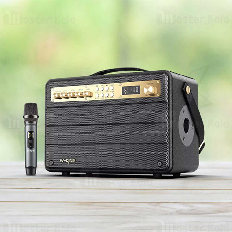 اسپیکر بلوتوثی دبلیو کینگ مدل K6S با میکروفون