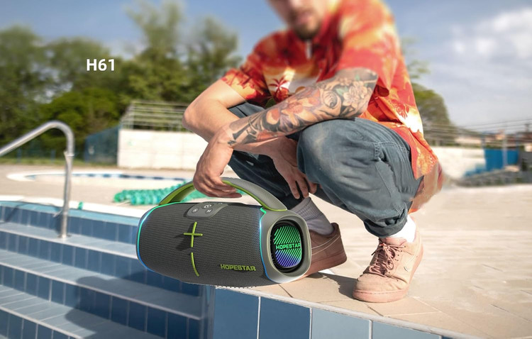 اسپیکر بلوتوثی قابل حمل هوپ استار مدل HOPESTAR H61