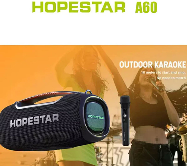اسپیکر بلوتوثی هاپ استار مدل Hopestar A60